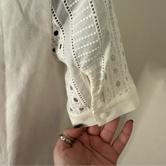 NWT Vineyard Vines White Eyelet City Shift Dress - Picture 7 of 12